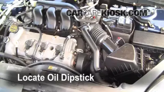 2006 Ford Fusion SE 3.0L V6 Aceite Controlar nivel de aceite